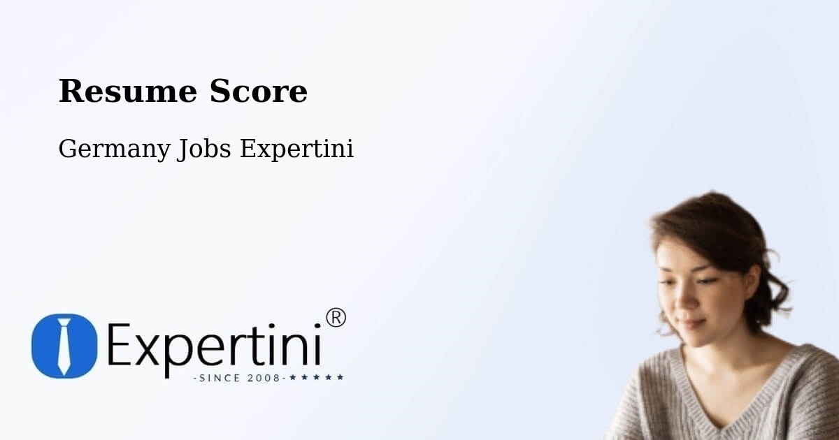 Resume Score & Job Description Match Tool – Kropp - Germany Jobs Expertini